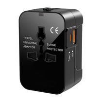 Adaptador Universal Tomada Viagem USB Tipo C 20w Carregamento Rápido