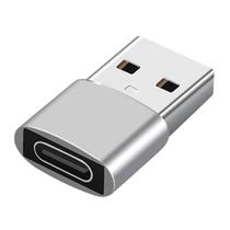 Adaptador Up Usb A Macho X Tipo C Femea -Otg Cinza