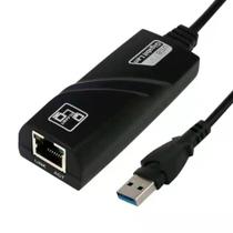 Adaptador Usb 2.0 Para Rj-45 Placa de Rede Usb Alta Velocidade Até 480Mbps - IMBRACOM