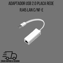 Adaptador USB 2.0 Placa Rede RJ45 LAN C/NF-e
