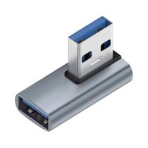 Adaptador USB 3.0 de 90 Graus - Extensão Macho para Fêmea