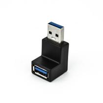 Adaptador USB 3.0 Macho Fêmea 90 Graus Adaptador USB 3.0 Macho Fêmea 90 Graus