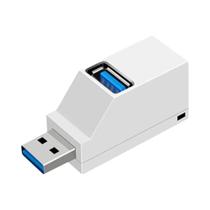 Adaptador USB 3.0 para 3 Portas - Hub Mini para PC e Laptop