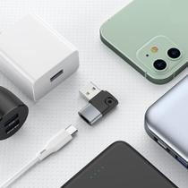 Adaptador USB 3.0 para fêmea tipo C, cotovelo de ângulo reto de 90
