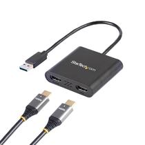 Adaptador USB 3.0 para HDMI duplo StarTech.com para Windows