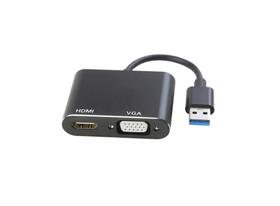 Adaptador USB 3.0 Para HDMI Ou VGA Windows 7 8 10