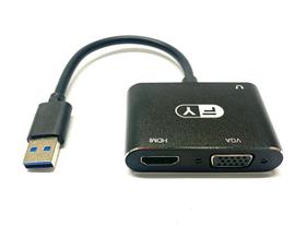 Adaptador Usb 3.0 Para Hdmi Vga Multi-Display 2 Em 1