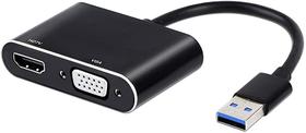 Adaptador Usb 3.0 Para Hdmi Vga Video 1080p - Windows 7 8 10