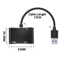 Adaptador Usb 3.0 Para Hdmi X Vga Windows Adaptador Usb 3.0 Para Hdmi X Vga Windows