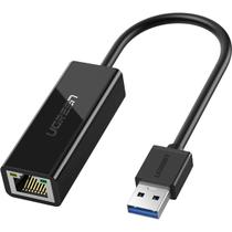 Adaptador usb 3.0 para rj45 10/100/1000 preto cr111 ugreen - 20256