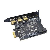 Adaptador USB 3.2 Gen1 Tipo C para PCI Express - Hub com Multiplicador Riser
