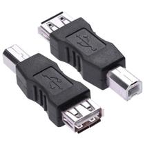 Adaptador USB A para B Herfair USB 2.0 A fêmea para USB B macho