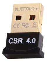 Adaptador USB Bluetooth 4.0 Csr Edr Pc Notebook - Wireless