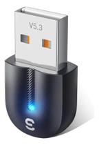 Adaptador Usb Bluetooth 5.3 Essager Pc Laptop Fone Dual Note