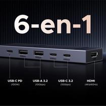Adaptador Usb C 3.2 E Usb-A 3.2 Hub 10Gbps Gen2 Dock Station