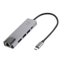 Adaptador USB-C 5 em 1 AC447, HDMI, RJ45, USB 3.0 e Power Delivery, MULTILASER MULTILASER Adaptador USB-C 5 em 1 AC447, HDMI, RJ45, USB 3.0 e Power Delivery, MULTILASER MULTILASER