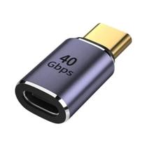 Adaptador USB-C 90 Graus - Tipo C Fêmea para Macho - Conector de Áudio