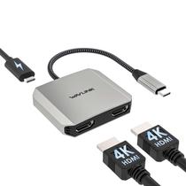 Adaptador USB C a Dual HDMI WAVLINK WL-UHP510Pro 87W PD