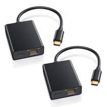 Adaptador USB C a Ethernet RJ45 para Chromecast 2 Paquetes