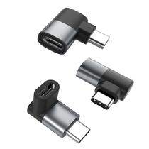 Adaptador USB C Basesailor, ângulo reto de 90 graus, tipo C, 40 Gbps Adaptador USB C Basesailor, ângulo reto de 90 graus, tipo C, 40 Gbps