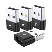 Adaptador USB C Fêmea Para Macho Pacote Com 4 Cabos Conversores NNBILI Para iPhone iPad Samsung