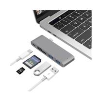 Adaptador USB-C Hub 4K - HDMI, Thunderbolt 3, USB 3.1, Leitor TF/SD e PD para MacBook Air/Pro M3/M2