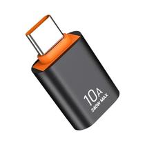 Adaptador USB C Macho Para USB 3.0 Fêmea OTG 10A Tipo C Conversor De Cabo Para Transferência De