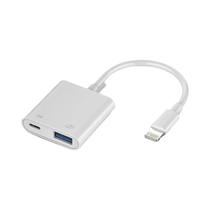 Adaptador USB C OTG Para iPhone 16 15 14 13 pro Max iPad Conversor Lightning Mouse Teclado Leitor De