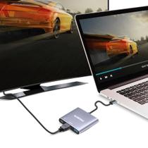 Adaptador USB-C P/ AV Digital Multiportas 3 em 1 Comtac 9405 Adaptador USB-C P/ AV Digital Multiportas 3 em 1 Comtac 9405