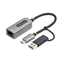 Adaptador USB-C para Ethernet StarTech.com com dongle USB-A GbE