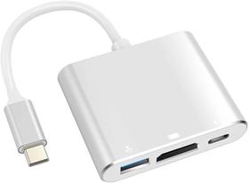 Adaptador USB-C para Hdmi 3 em 1 - 10x mais Rápido