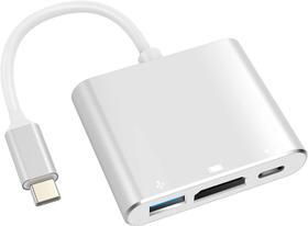 Adaptador USB-C para HDMI 4K, USB 3.0 e Carga PD - Compatibilidade com MacBook, Thunderbolt 3 e DEX Android - Eleva Sua Adaptador USB-C para HDMI 4K, USB 3.0 e Carga PD - Compatibilidade com MacBook, Thunderbolt 3 e DEX Android - Eleva Sua