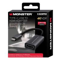 Adaptador USB-C para HDMI compatível com MONSTER 4K 30Hz Adaptador USB-C para HDMI compatível com MONSTER 4K 30Hz
