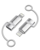 Adaptador USB C para Lightning, certificado BOUTOP MFi, 36W, pacote com 2