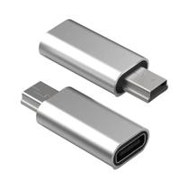 Adaptador USB C Para Mini USB Preto, Pacote Com 2, Conversor Tipo-C Fêmea Para Macho Para GoPro Hero Adaptador USB C Para Mini USB Preto, Pacote Com 2, Conversor Tipo-C Fêmea Para Macho Para GoPro Hero