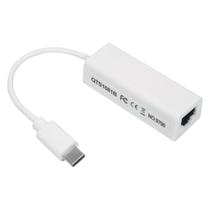 Adaptador USB C para RJ45 Ethernet 100Mbps Rede Internet Estável para Notebook PC Computador