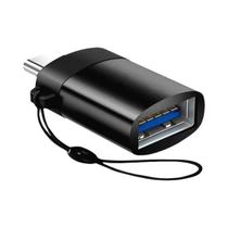 Adaptador USB-C para USB 3.0 OTG - Conversor Macho para Fêmea para Laptop, Macbook, Samsung e Xiaomi