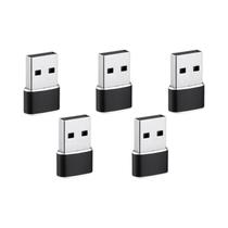 Adaptador USB C Para USB Masculino Para Carregador De Carro iPhone Samsung Conversor Tipo C