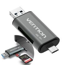 Adaptador USB-C/USB 3.0/Micro Leitor de Cartão SD TF Vention