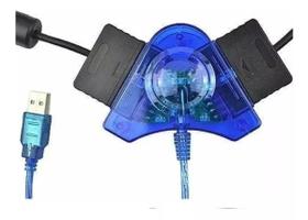 Adaptador Usb Duplo Controles compatível Ps1 Ps2 Ps3 para Pc Adaptador Usb Duplo Controles compatível Ps1 Ps2 Ps3 para Pc