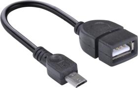 Adaptador Usb Fêmea Para Micro Usb Com Função Otg Ufmu-otg