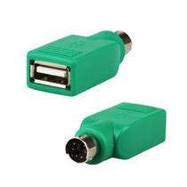 Adaptador Usb Fêmea Para Ps2 Macho Conector Para Mouse Tornar Porta DIN6 em USB Verde - Yang