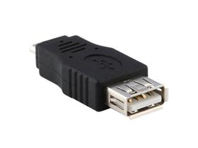 Adaptador usb fêmea x micro usb macho