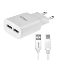 Adaptador USB Keen KC-01 Auto Id + Cabo Type-C - Branco