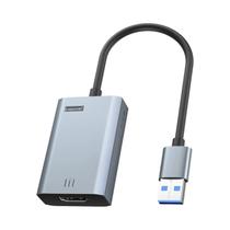 Adaptador USB Masculino Para HDMI Feminino 1080P Lemorele, Cabo Conversor De Placa Gráfica Externa Adaptador USB Masculino Para HDMI Feminino 1080P Lemorele, Cabo Conversor De Placa Gráfica Externa