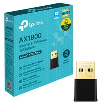 Adaptador USB Nano Archer TP-Link TX20U, WI-FI 6 AX1800, Dual Band 2.4GHz e 5GHz - Preto
