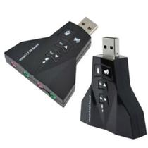 Adaptador usb para fone e microfone