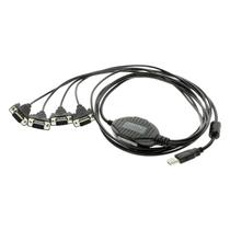 Adaptador USB para serial RS232 Chipset Gearmo FTDI de 4 portas