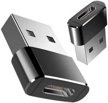 Adaptador USB para USB C 3A Turbo Carregamento Ultra Rápido