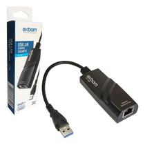 Adaptador Usb / Rede Rj45 Exbom UL-1200 Gigabit Adaptador Usb / Rede Rj45 Exbom UL-1200 Gigabit